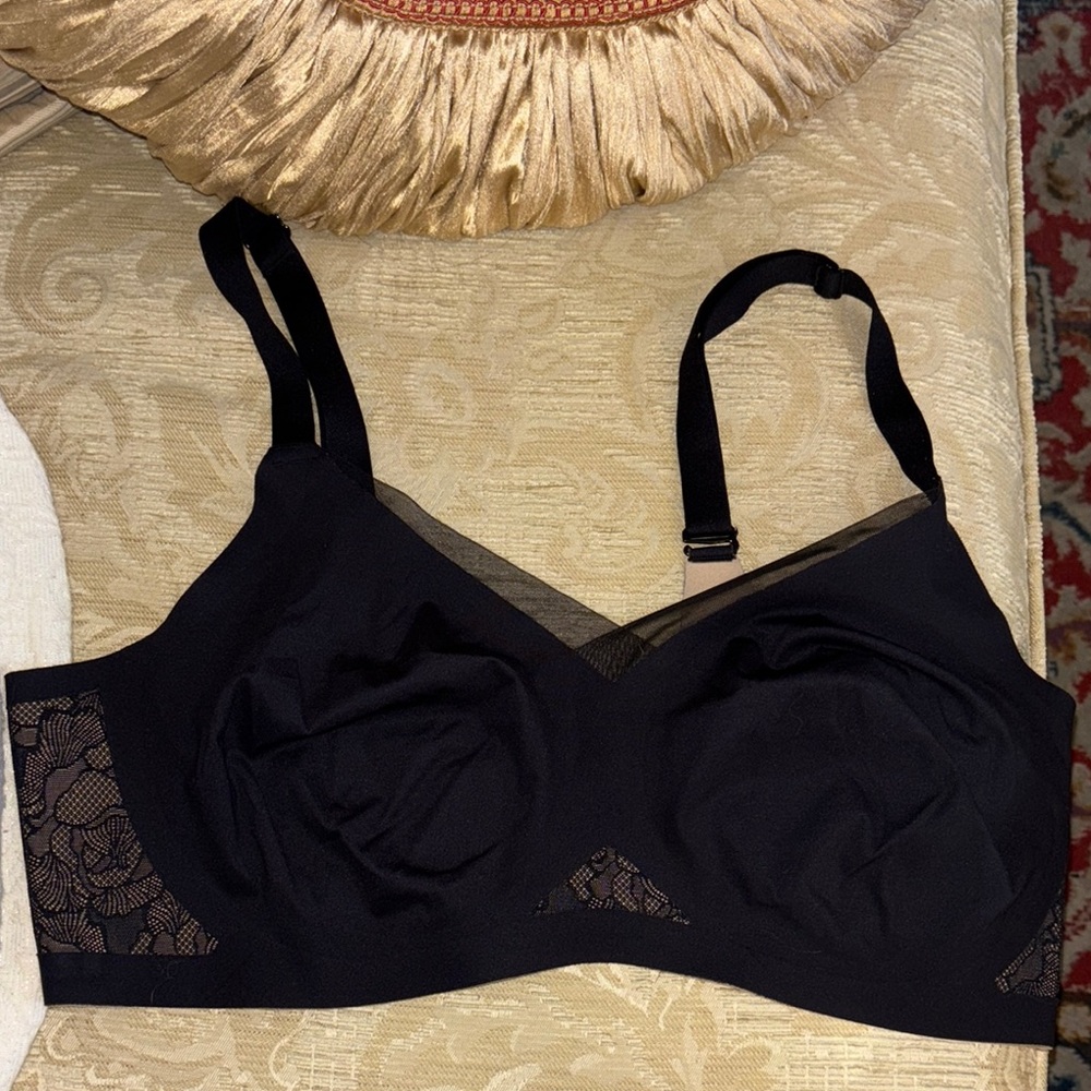 Honeylove Black Lace Detail Bra